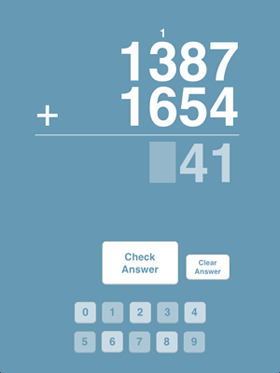 Solve Equations screen